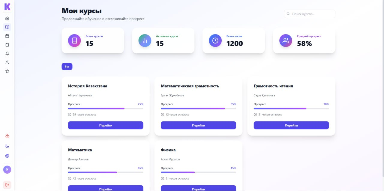Каталог курсов